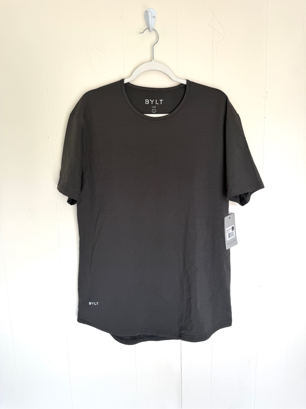 NWT BYLT Drop-Cut: LUX Dark Charcoal